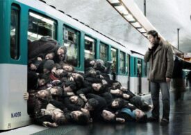 «Это кубизм». Пассажирка петербургского метро обозначила границы личного пространства