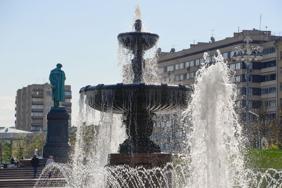 В центре Москвы фонтан перекроют на капитальный ремонт осенью