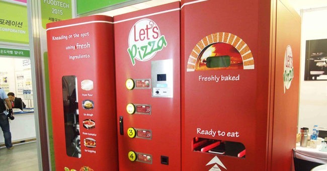 В московском метрополитене размещены автоматы по приготовлению пиццы