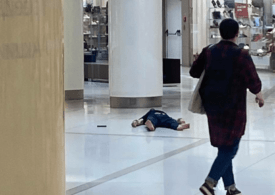 Смертельный прыжок совершил посетитель торгового центра «Калейдоскоп» в Москве