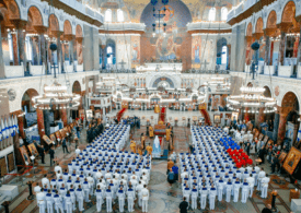 В кронштадтском Никольском морском соборе прошло богослужение ко Дню ВМФ
