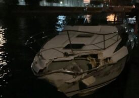Неуправляемый катер на реке Ждановка врезался в берег из-за потери сознания капитана