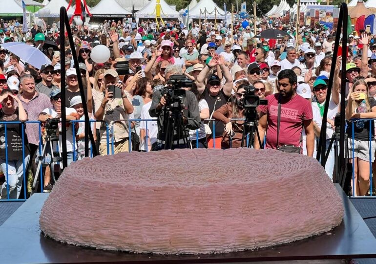 В Адыгее изготовили круг сыра весом 142 килограмма